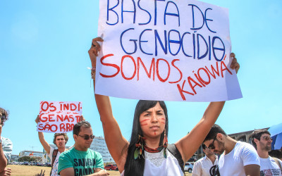 Contra os conflitos provocados pelo agronegócio e o pelo respeito aos nossos direitos originários sobre as nossas terras