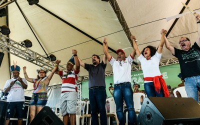 Lideranças indígenas e dos movimentos sociais firmam compromisso com a luta dos povos originários