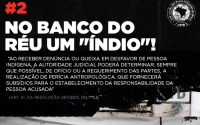 No banco do réu um “índio” #2