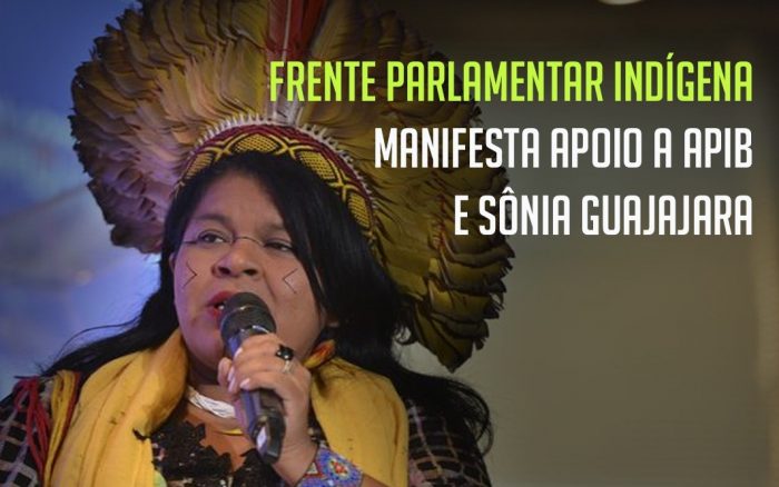 Frente Parlamentar Indígena manifesta apoio à Sônia Guajajara