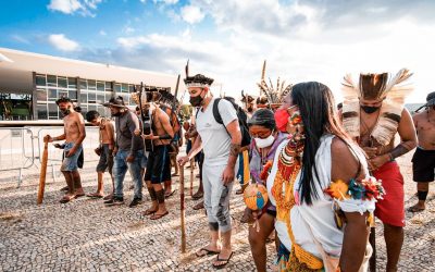 Povos indígenas realizam marcha até o STF nesta segunda-feira (14)