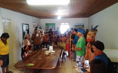 Após alagamento, Povo Pataxó Hã-hã-hãe exigem que prédio público seja destinado ao polo de saúde indígena no município de Pau Brasil na Bahia