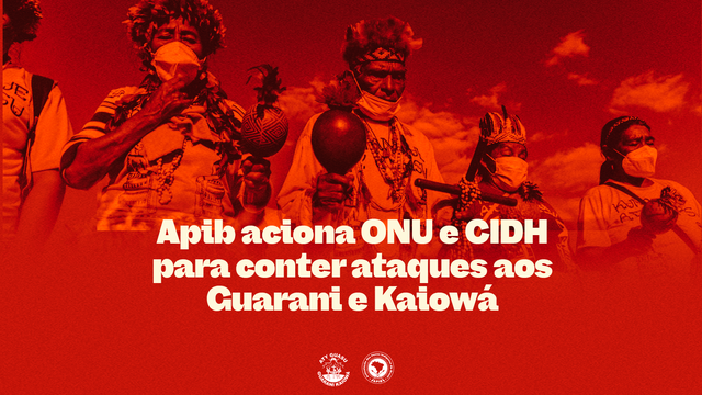 Apib reitera pedido de socorro internacional aos Guarani e Kaiowá