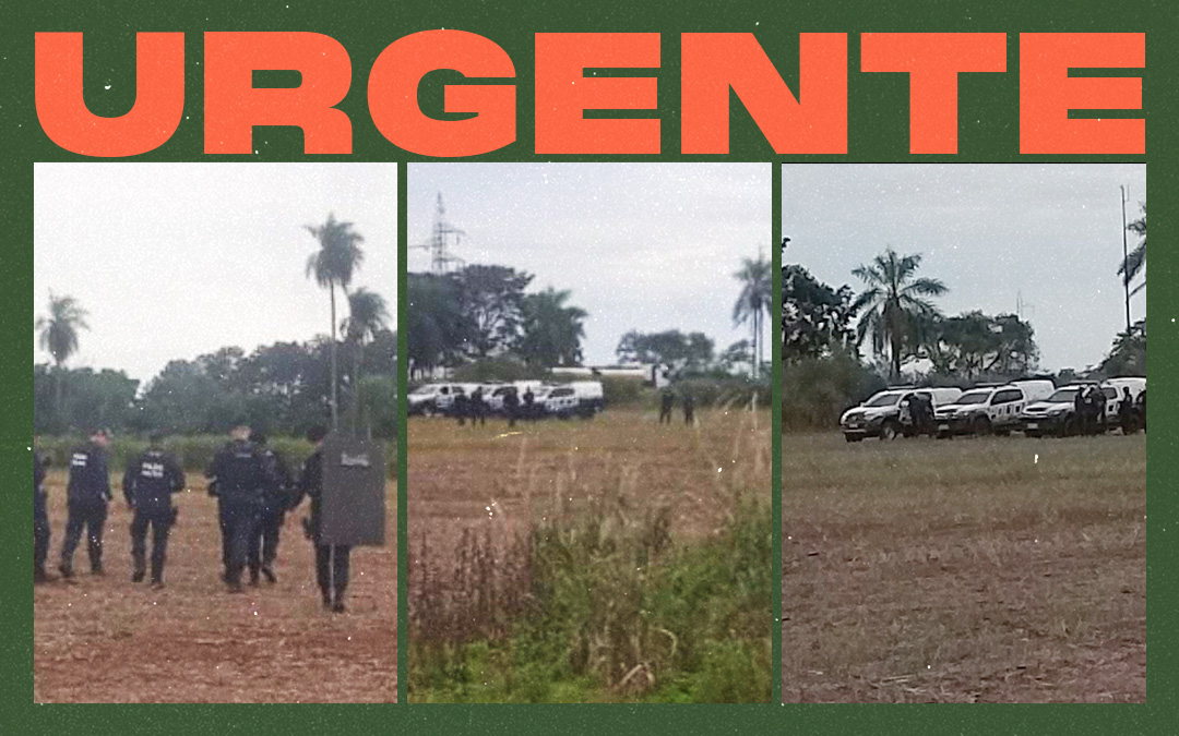 Polícia ameaça povo Guarani Kaiowá no nova retomada Laranjeira Nhanderu, no Mato Grosso do Sul