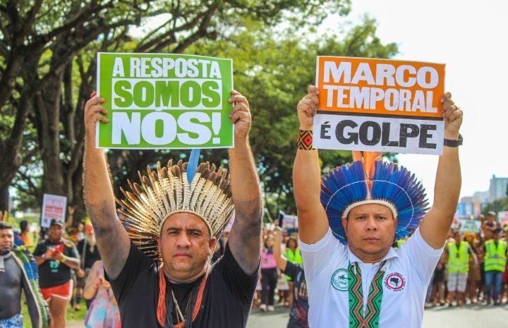 ATL 2023: povos indígenas protestam contra projetos que ameaçam suas vidas