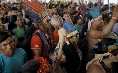 Povos indígenas promovem mobilizações contra o marco temporal em todo o Brasil